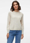 Vero Moda Simone Nordic Jumper, Beige