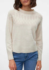 Vero Moda Simone Nordic Jumper, Beige