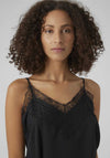 Vero Moda Alva Singlet Lace Camisole, Black