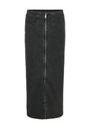 Vero Moda Monic Maxi Denim Skirt, Dark Grey