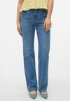 Vero Moda Tessa Straight Leg Jeans, Medium Blue