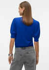 Vero Moda Holly Short Sleeve Sweater, Royal Blue