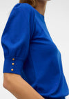 Vero Moda Holly Short Sleeve Sweater, Royal Blue