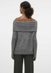 Vero Moda Era Off Shoulder Jumper, Grey