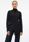 Vero Moda Zoey Wrap Neck Pullover, Black