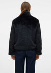 Vero Moda Monroe Short Faux Fur Jacket, Black