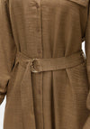 Vero Moda Vica Belted Shirt Dress, Brown