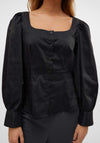 Vero Moda Friba Milkmaid Blouse, Black