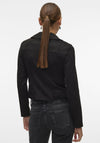 Vero Moda Jose Faux Suede Short Jacket, Black