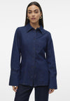 Vero Moda Tinley Denim Shirt, Dark Blue Denim