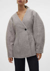 Vero Moda Nina Puff Sleeve Jacket, Beige