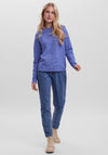 Vero Moda Doffy Round Neck Knit Jumper, Blue