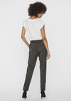 Vero Moda Maya Slim Leg Trousers, Dark Green