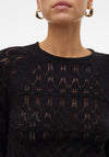 Vero Moda New Fabienne Knit Top, Black