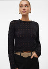 Vero Moda New Fabienne Knit Top, Black