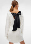 Vero Moda Laila Sequin Bow Dress, White