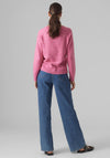 Vero Moda Doffy Soft Knit Jumper, Fuchsia Purple