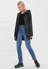 Vero Moda Lou Coated Short Jacket, Black