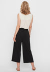 Vero Moda Tie Waist Culotte Trouser, Black