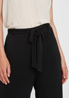 Vero Moda Tie Waist Culotte Trouser, Black