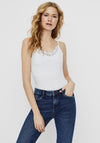 Vero Moda 2-Pack Lace Cami Tops, Black & White