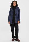 Vero Moda Lou Coated Short Jacket, Navy