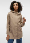 Vero Moda Lou Coated Short Jacket, Beige