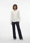 Vero Moda Gigi Lace Panel Shirt, Snow White