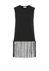 Vila Macia Fringe Hem Top, Black