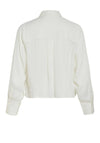 Vila Oda Pleated Shirt, Cloud Dancer