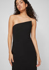 Vila Rae Strapless Midi Dress, Meteorite