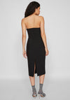 Vila Rae Strapless Midi Dress, Meteorite