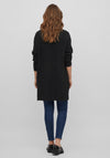 Vila Cilia Knit Jumper Dress, Black