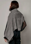 Nu Denmark Vilna Cable Knit Poncho, Grey