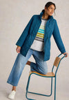 White Stuff Emilia Quilted Coat, Teal