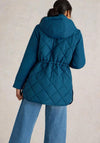 White Stuff Emilia Quilted Coat, Teal