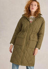 White Stuff Lorena Quilted Coat, Khaki