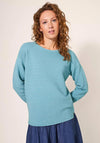 White Stuff Jana Ribbed Jumper, Blue