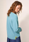 White Stuff Jana Ribbed Jumper, Blue