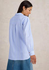 White Stuff Laurel Long Striped Shirt, Blue