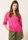 White Stuff Phoebe Tunic Top, Bright Pink