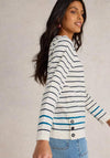 White Stuff Willow Striped Top, White Multi