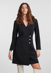 Y.A.S Orliana Mini Blazer Dress, Black