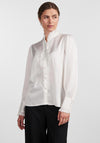 Y.A.S Frilla Puff Sleeve Blouse, Star White