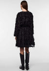 Y.A.S Pazylla Fringed Mini Dress, Black