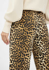 Y.A.S Leonora Leopard Print High Waist Jeans, Nomad