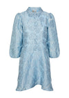 Y.A.S Phelia Jacquard Flower Shirt Dress, Omphalodes