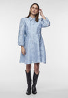 Y.A.S Phelia Jacquard Flower Shirt Dress, Omphalodes