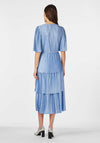 Y.A.S Lafina V Neck Tiered Dress, Alaskan Blue