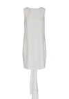 Y.A.S Sally Bow Back Mini Dress, Bright White